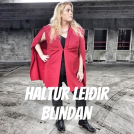 Haltur leiðir blindan með Hrefnu Líf