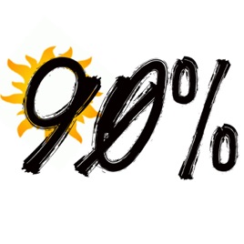 90%