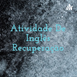 Atividade De Inglês Recuperação