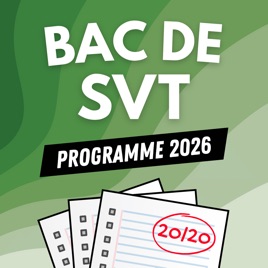 Bac de SVT | Programme 2026