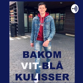 BAKOM VIT-BLÅ KULISSER