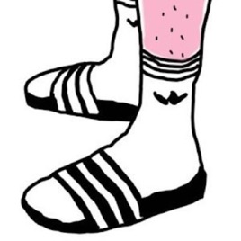 Claquettes Chaussettes - Radio Grenouille