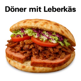 Döner mit Leberkäs