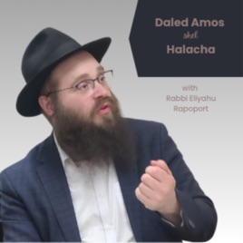 Daled Amos shel Halacha with Rabbi Eliyahu Rapoport