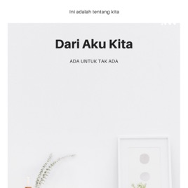 Dari Aku Dan Kita