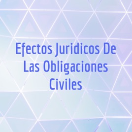 Efectos Juridicos De Las Obligaciones Civiles