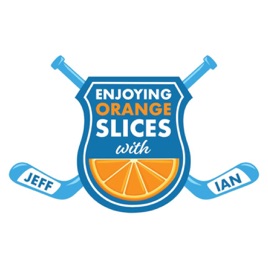 Enjoying Orange Slices with Jeff & Ian