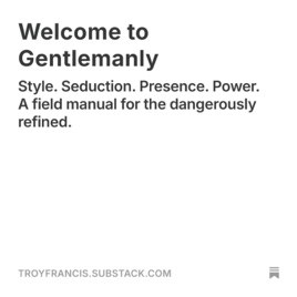 Gentlemanly