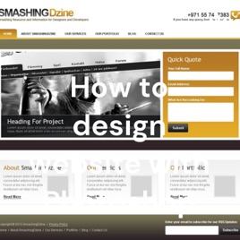 How to design website with Photoshop