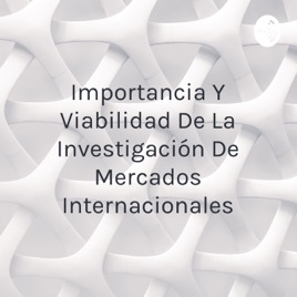Importancia Y Viabilidad De La Investigación De Mercados Internacionales
