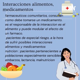 Interacciones alimentos- Medicamentos
