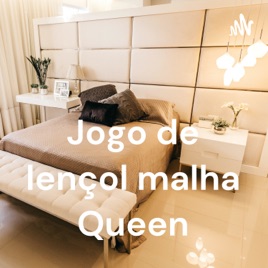 Jogo de lençol malha Queen