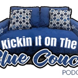 Kickin It On The Blue Couch