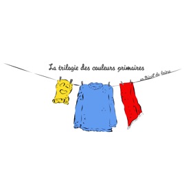 La trilogie des couleurs primaire en tricot de laine
