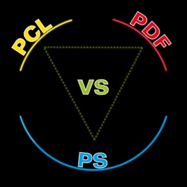 PCL vs PS vs PDF
