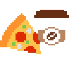 Pizza + Coffee = Code (Game Developers)