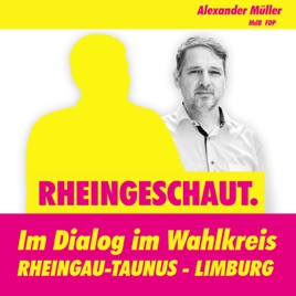 Rheingeschaut mit Alex Müller (MdB, FDP)