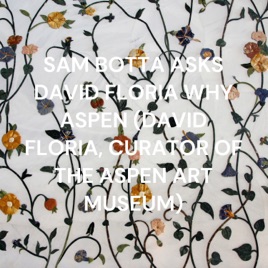 SAM BOTTA ASKS DAVID FLORIA WHY ASPEN (DAVID FLORIA, CURATOR OF THE ASPEN ART MUSEUM)