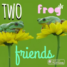 Two frog friends