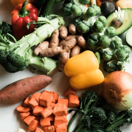 Vegetables And Fruits.